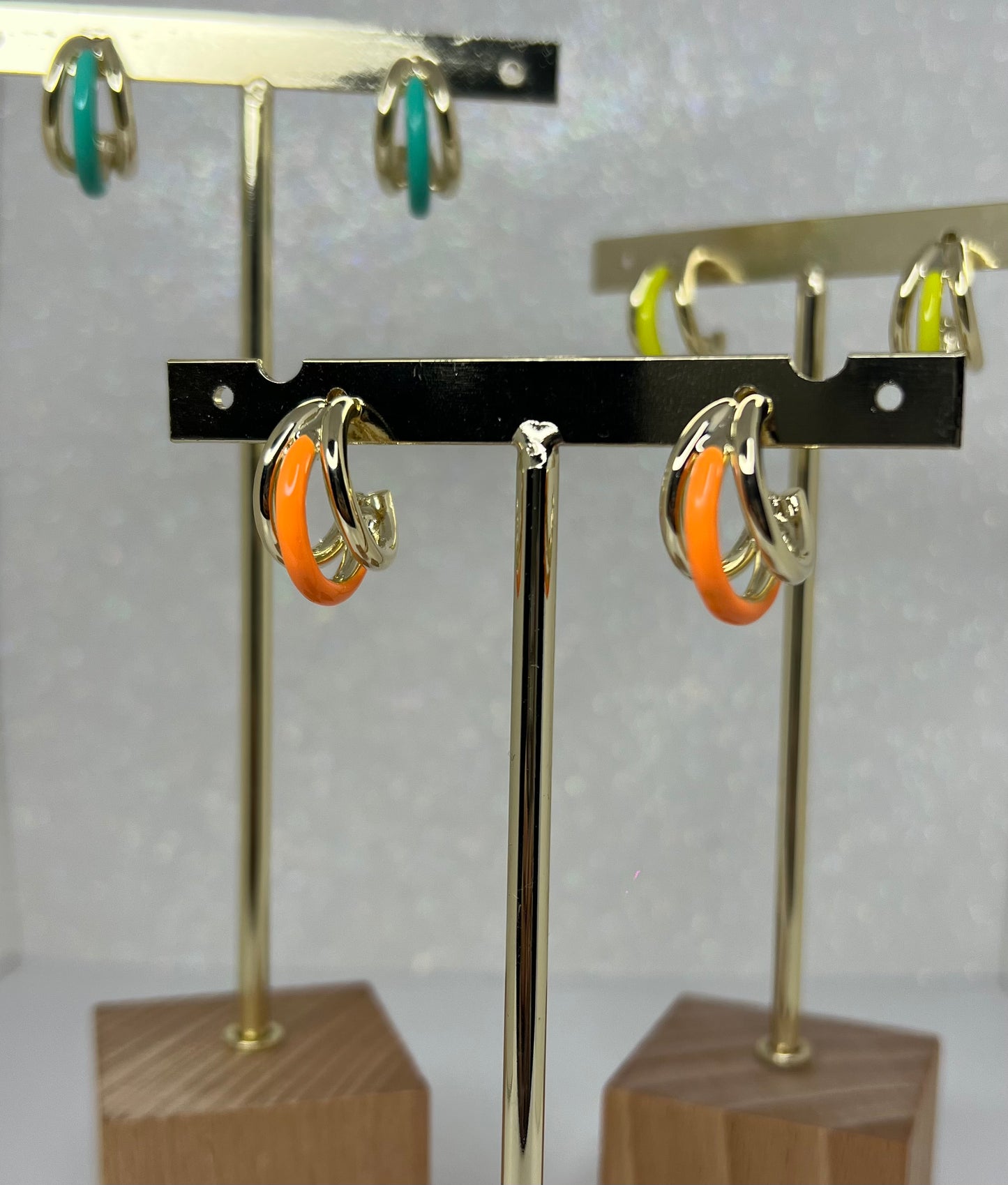 Colorful earring