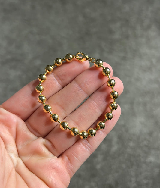 Pulsera pequeña de cadena militar